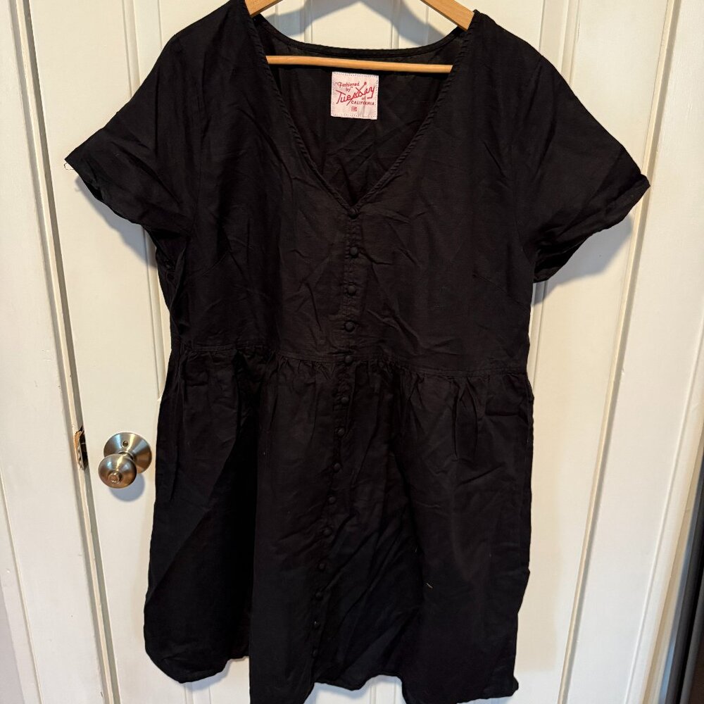 Tuesday of California/Tuesday Bassen Phoebe Dress - black 1X